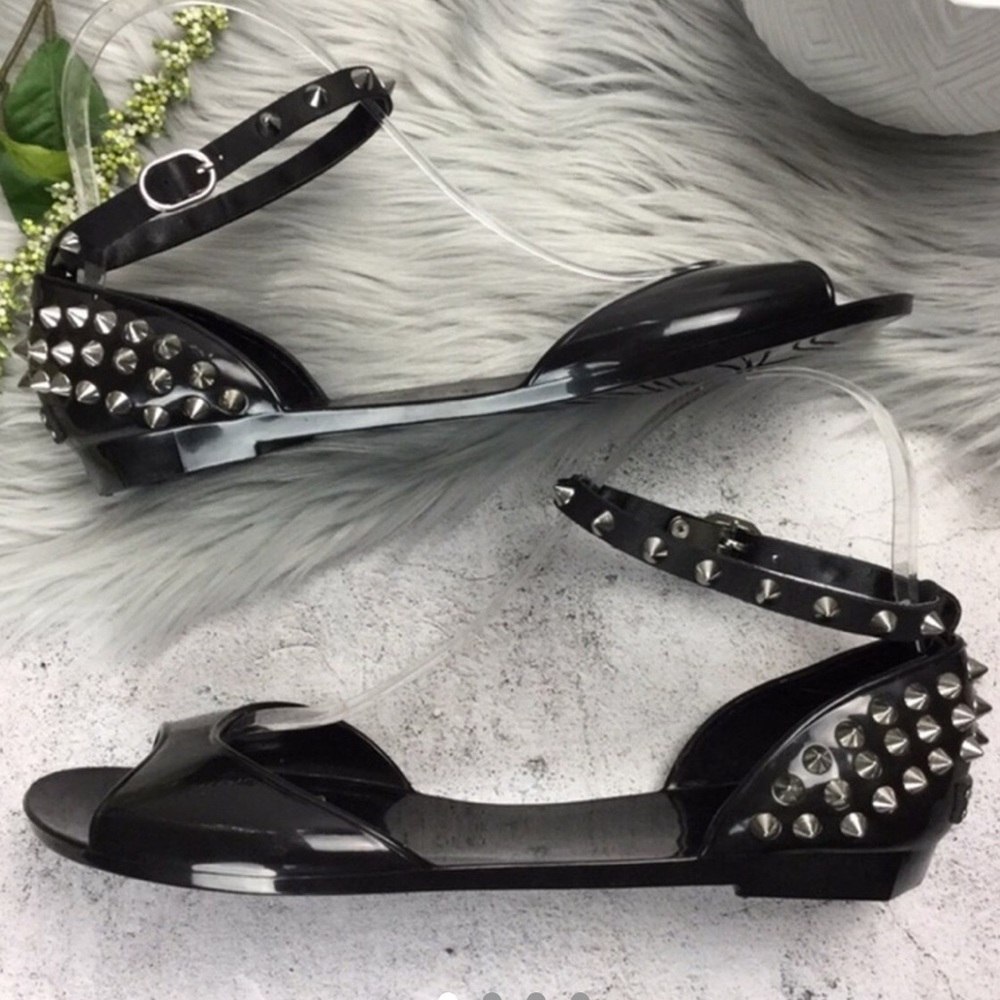 BCBGeneration Oria Studded Flat Sandals